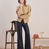 70s Chic - High-Waist Bootcut Jeans