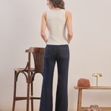 70s Chic - High-Waist Bootcut Jeans