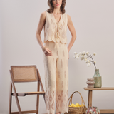 Boho - Embroidered Pants