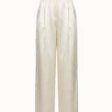 Satin Wide-Leg Pants