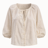 Soft Rose - Embroidered Cotton Shirt