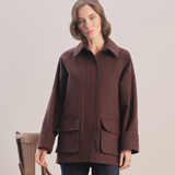 Urban - Waxed Canvas Jacket / Chocolate Brown