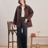 Urban - Waxed Canvas Jacket / Chocolate Brown