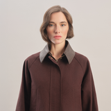 Urban - Waxed Canvas Jacket / Chocolate Brown