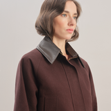 Urban - Waxed Canvas Jacket / Chocolate Brown