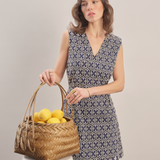 Violet - Embroidered Mini Dress