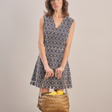 Violet - Embroidered Mini Dress