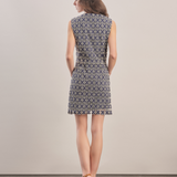 Violet - Embroidered Mini Dress