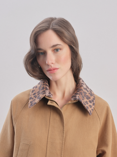 Urban Additional Collar - Waxed Canvas Jacket / Camel