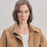 Urban Additional Collar - Waxed Canvas Jacket / Camel