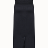 Satin Midi Pencil Skirt