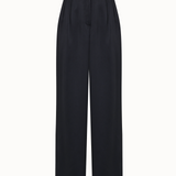 Satin Wide-Leg Pants