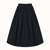 Taffeta Midi Skirt