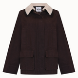 Urban - Waxed Canvas Jacket / Chocolate Brown